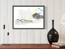 Load image into Gallery viewer, Arrival - Art print from the Beach collection
