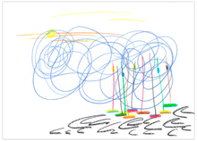 Load image into Gallery viewer, Wind - Art print from the Beach collection
