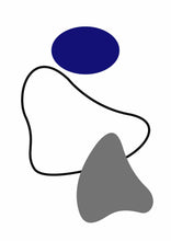 Cargar imagen en el visor de la galería, Azul 1 - Lámina de la colección Formas
