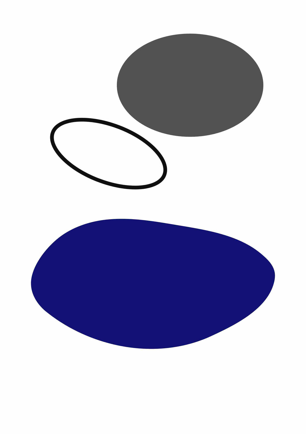 Azul 2 - Lámina de la colección Formas