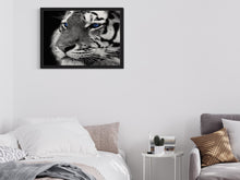 Load image into Gallery viewer, Blue tiger - Art print from the Animals collection
