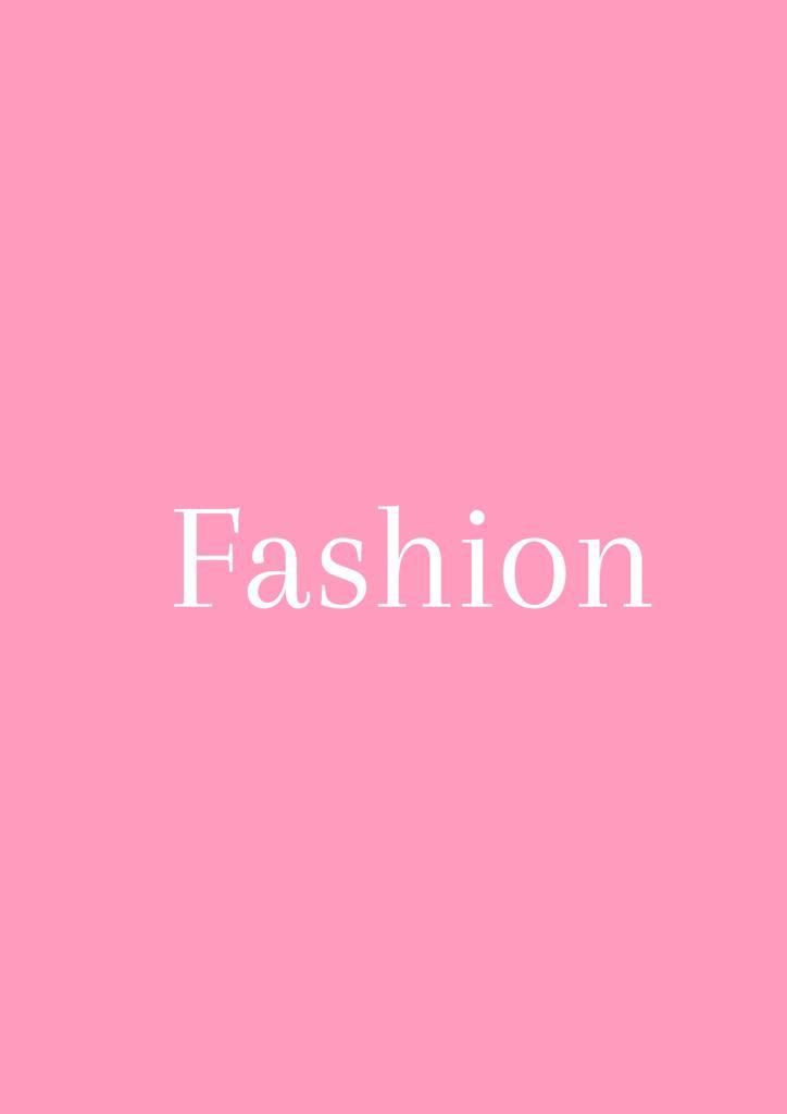 Fashion - Lámina de la colección Frases & letras